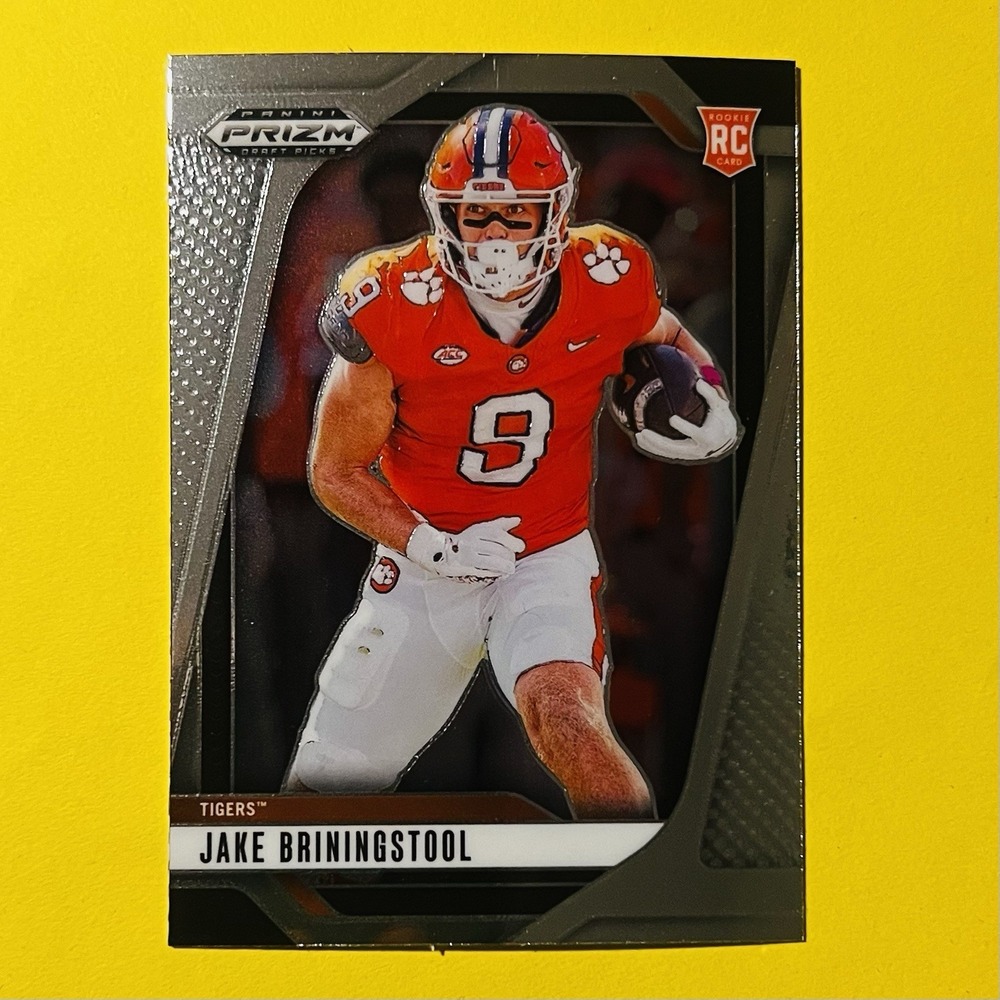 2025 Panini Prizm Draft Picks Jake Briningstool RC #18 Clemson Tigers Rookie